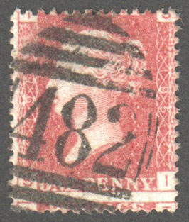 Great Britain Scott 33 Used Plate 195 - SI - Click Image to Close